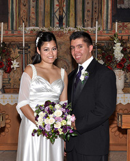 at the alter