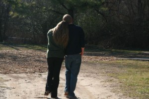 couple walking