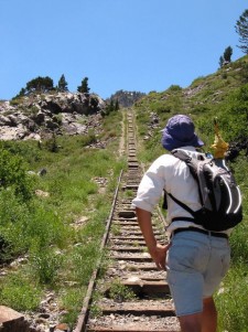 person climbing