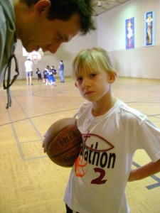 girl with ball
