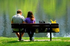 couple on the bench