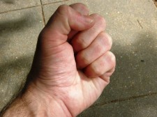 a fist