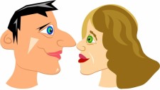 cartoon couple