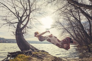 Flying away